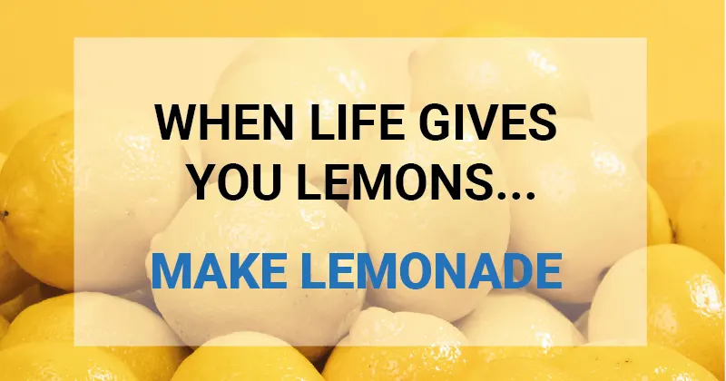 When Life Gives You Lemons, Make Lemonade (and Donate It)